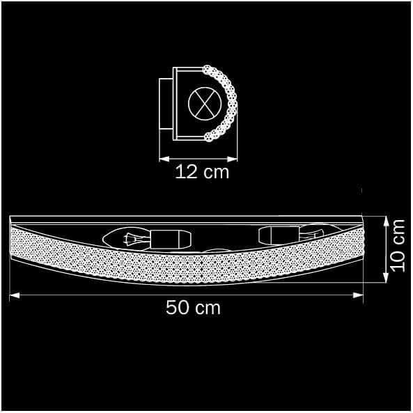 Настенный светильник Osgona Monile 704642 изображение 2 Настенный светильник Osgona Monile 704642 Фото № 2