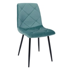 Кухонный стул AksHome Gill бутылочный велюр/черный 94148