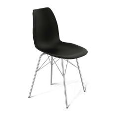 Кухонный стул Sheffilton SHT-ST29/S64 черный/хром лак 1580946910