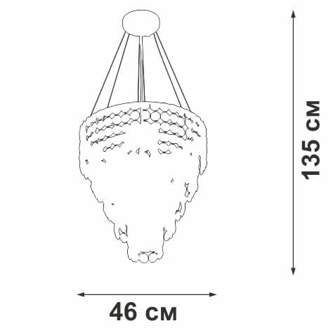 Подвесная люстра Vitaluce V5355-9/7 изображение 4 Подвесная люстра Vitaluce V5355-9/7 Фото № 4