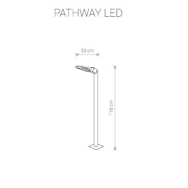 Уличный светодиодный светильник Nowodvorski Pathway Led 9420 изображение 3 Уличный светодиодный светильник Nowodvorski Pathway Led 9420 Фото № 3