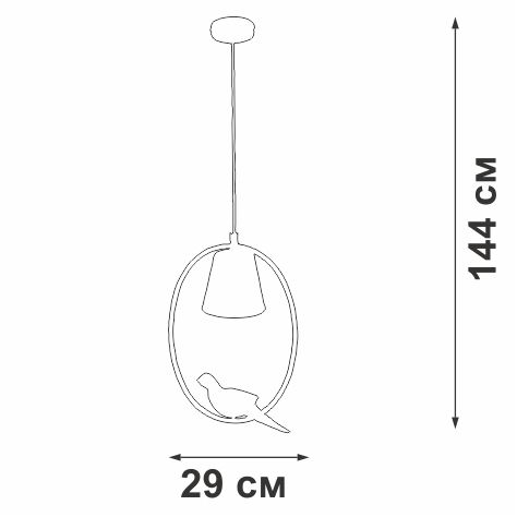 Подвесной светильник Vitaluce V2914-1/1S изображение 2 Подвесной светильник Vitaluce V2914-1/1S Фото № 2