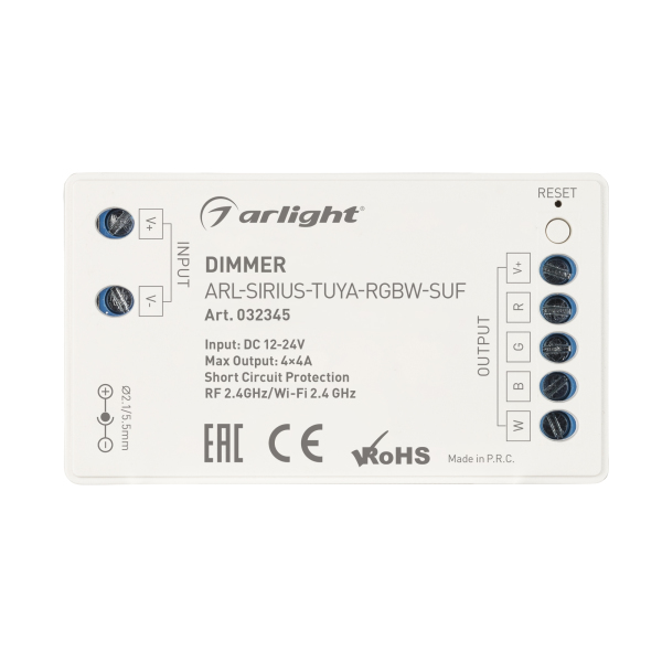 Диммер Arlight ARL-Sirius-Tuya-RGBW-Suf 032345 изображение 2 Диммер Arlight ARL-Sirius-Tuya-RGBW-Suf 032345 Фото № 2