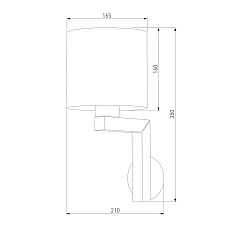 Бра TK Lighting 3372 Troy White 1