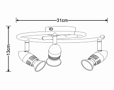 Светодиодный спот Lucide Caro-Led 13955/14/31 3