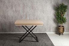 Стол-трансформер Levmar Cross D31/S53 Выбеленный дуб/черный 2713265601 2