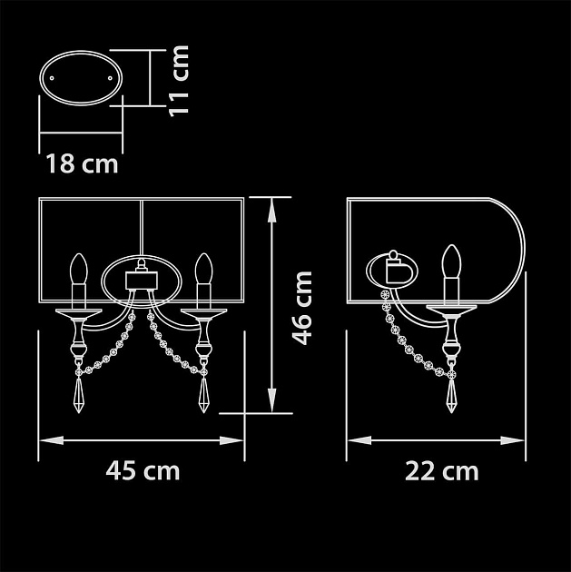 Настенный светильник Lightstar Paralume 725623 Фото № 2