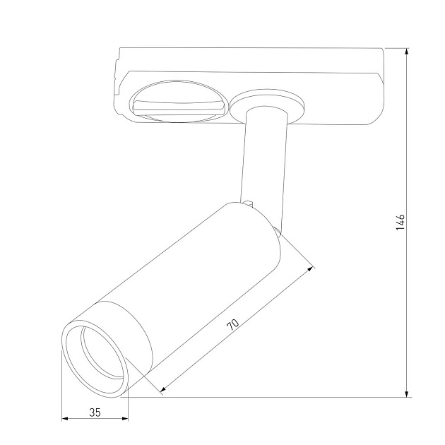 Трековый светодиодный светильник TK Lighting 4141 Tracer Фото № 3