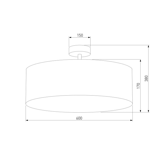Потолочный светильник TK Lighting 4239 Rondo Graphite изображение 2 Потолочный светильник TK Lighting 4239 Rondo Graphite Фото № 2