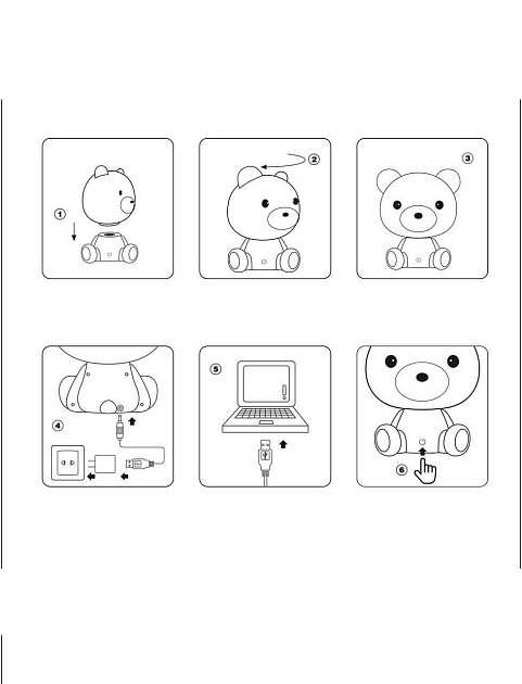 Настольная лампа Lucide Dodo Bear 71590/03/31 изображение 4 Настольная лампа Lucide Dodo Bear 71590/03/31 Фото № 4