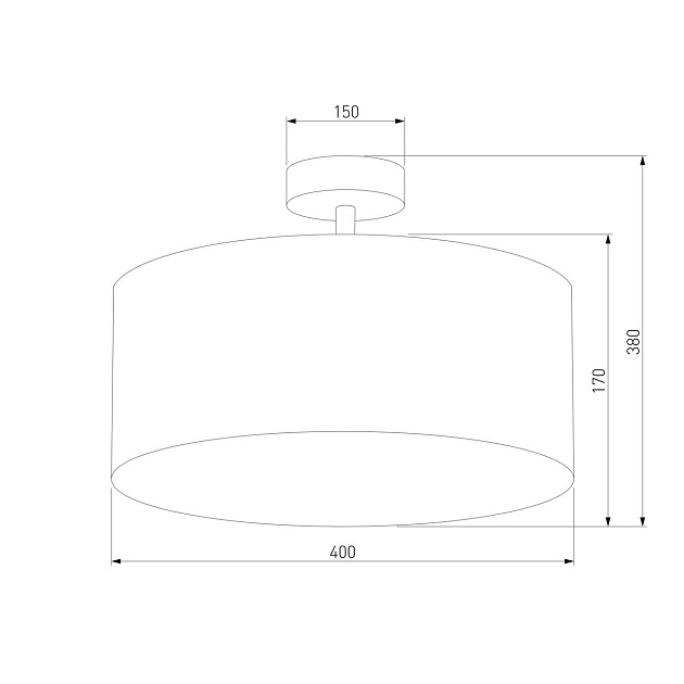 Потолочный светильник TK Lighting 4246 Rondo Black Фото № 2