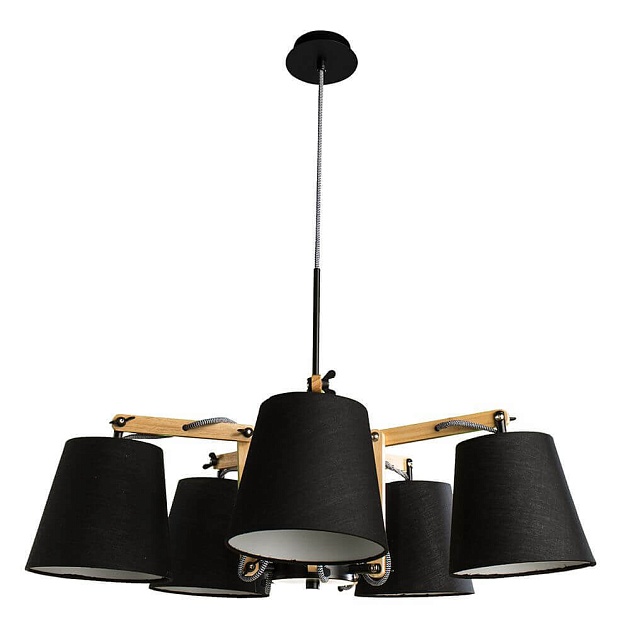 Подвесная люстра Arte Lamp Pinoccio A5700LM-5BK изображение 4 Подвесная люстра Arte Lamp Pinoccio A5700LM-5BK Фото № 4