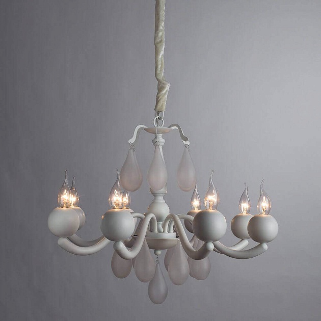 Подвесная люстра Arte Lamp Sigma A3229LM-8WH Фото № 2