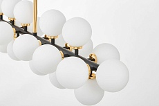 Подвесная люстра Lumina Deco Marsiada LDP 6033-24 BK+GD 2