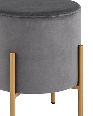 Пуф Stool Group Кейси велюр серый vd-keysi-b27 2