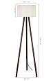 Торшер Toplight Posy TL1617S-01WG 3
