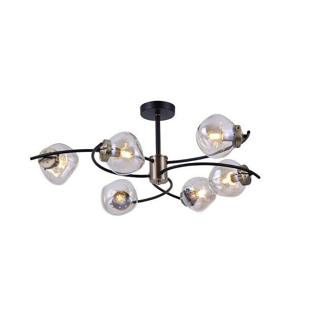 Потолочная люстра Omnilux Moncalvo OML-95307-06 изображение Потолочная люстра Omnilux Moncalvo OML-95307-06 Фото №