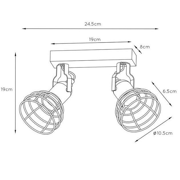 Спот Lucide Paulien 08927/02/35 Фото № 2