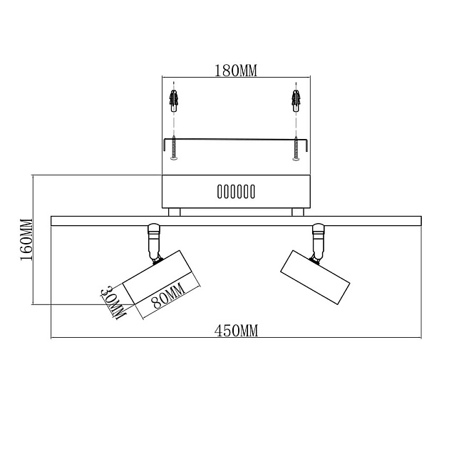Светодиодный спот Moderli Right V5044-2WL Фото № 2