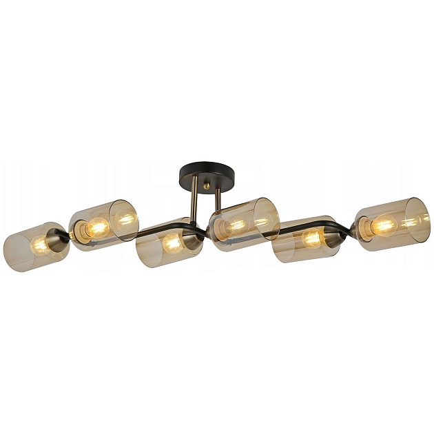 Потолочная люстра Illumico IL8148-6COU-79 BK BR изображение Потолочная люстра Illumico IL8148-6COU-79 BK BR Фото №