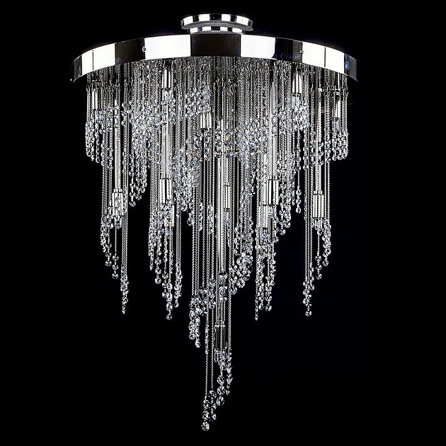 Подвесная люстра Artglass Erin Nickel CE Фото № 