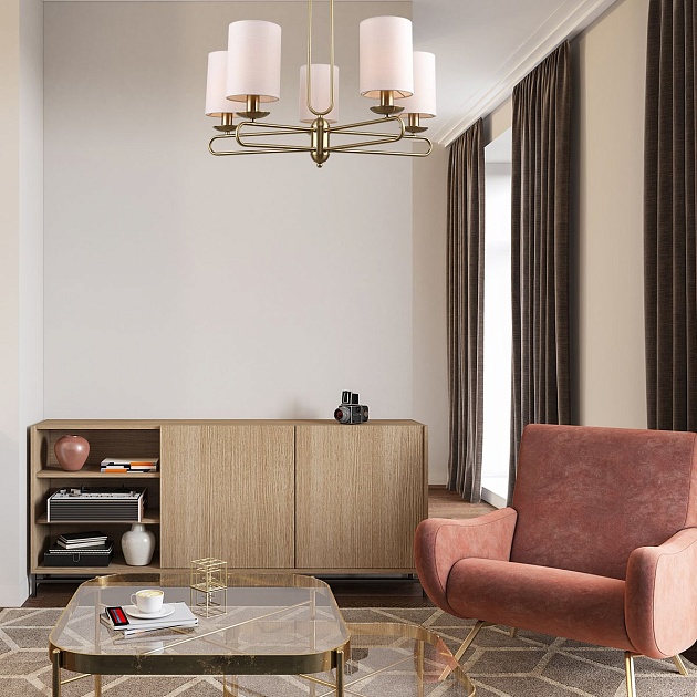 Подвесная люстра Escada Eclipse 10166/5PL Brass изображение 8 Подвесная люстра Escada Eclipse 10166/5PL Brass Фото № 8