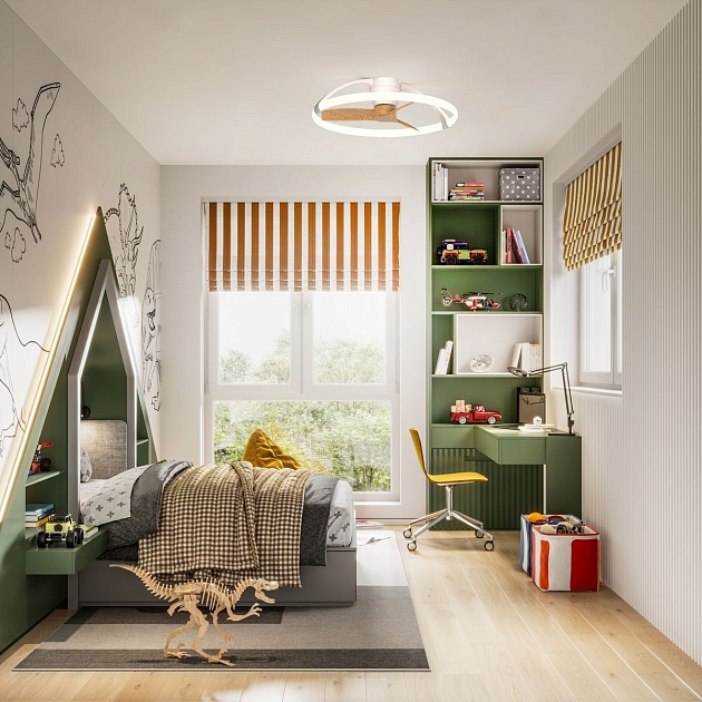 Потолочная светодиодная люстра-вентилятор Mantra Nepal 7803 Фото № 4