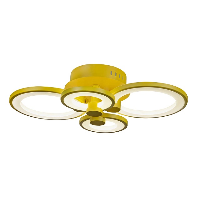 Потолочная светодиодная люстра iLedex Ring A001/4 Yellow Фото № 