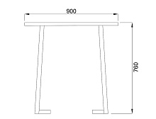 Кухонный стол AksHome Goldie мрамор, закаленное стекло 79603 1
