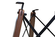 Барный стул Sheffilton SHT-ST29/S80 красный ral3020/темный орех/черный муар 1586973502 3