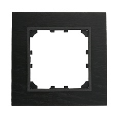 Рамка LK Studio 1-постовая из натурального темного дерева (венге) LK60 864145-1