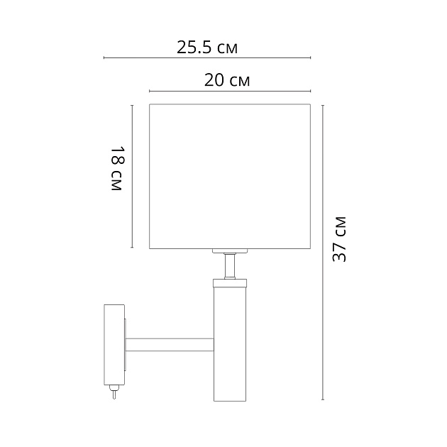 Бра Arte Lamp Robert A5029AP-1SS Фото № 2