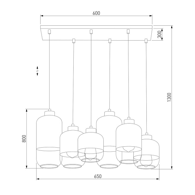 Подвесная люстра TK Lighting 3359 Marco Silver изображение 3 Подвесная люстра TK Lighting 3359 Marco Silver Фото № 3