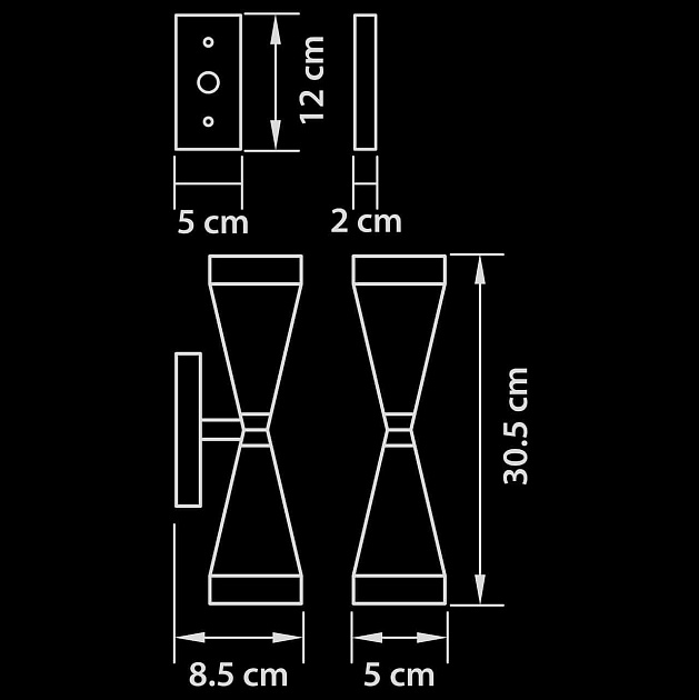 Настенный светильник Lightstar Punto 807627 изображение 2 Настенный светильник Lightstar Punto 807627 Фото № 2