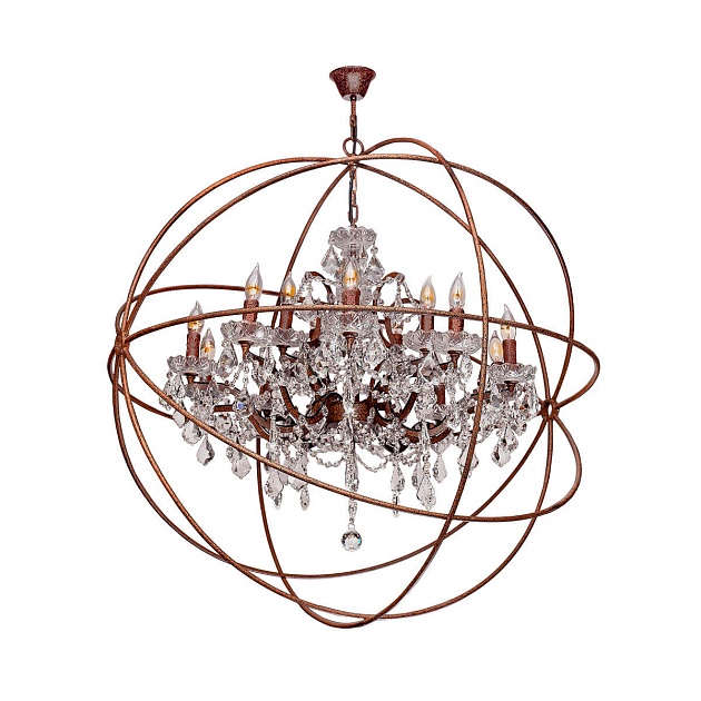 Подвесная люстра Loft IT Foucaults Orb Crystal Loft1897/15 изображение Подвесная люстра Loft IT Foucaults Orb Crystal Loft1897/15 Фото №