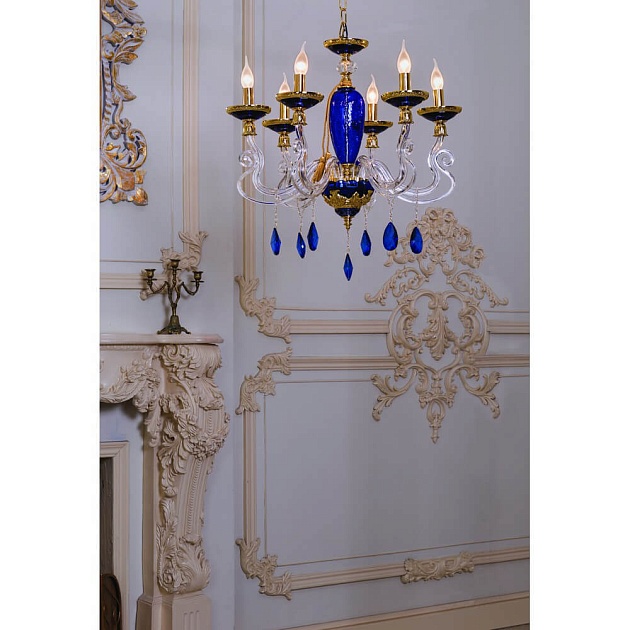 Подвесная люстра Divinare Simona 5125/11 LM-6 Фото № 6