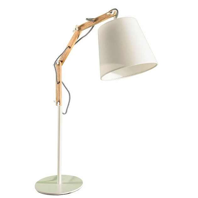 Настольная лампа Arte Lamp Pinoccio A5700LT-1WH изображение Настольная лампа Arte Lamp Pinoccio A5700LT-1WH Фото №