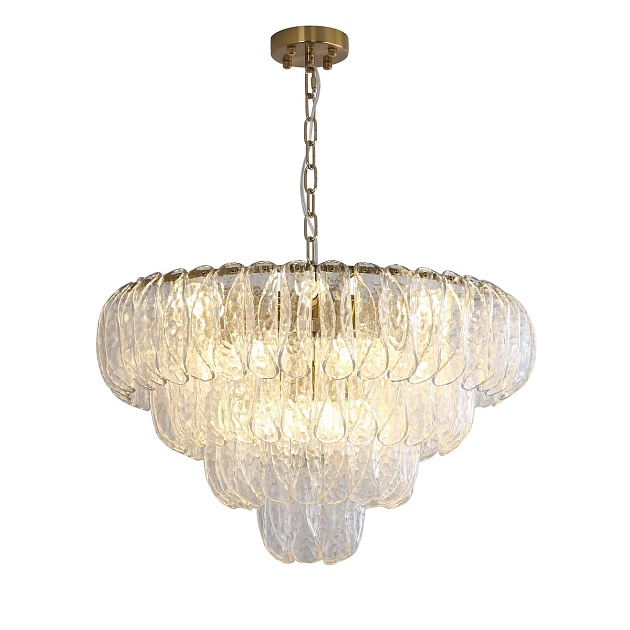 Подвесная люстра Indigo Dalia 12034/15P Brass V000375 изображение Подвесная люстра Indigo Dalia 12034/15P Brass V000375 Фото №