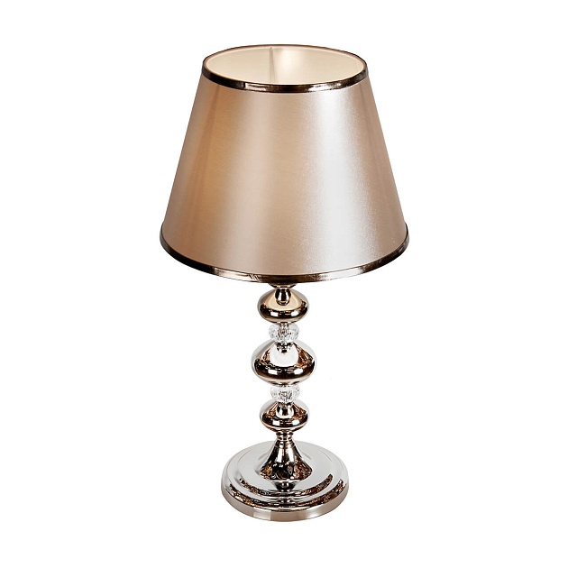 Настольная лампа iLamp Brooklyn T2401-1 Nickel изображение 2 Настольная лампа iLamp Brooklyn T2401-1 Nickel Фото № 2