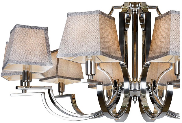 Подвесная люстра iLamp Hilton 6943-10 CR изображение 3 Подвесная люстра iLamp Hilton 6943-10 CR Фото № 3