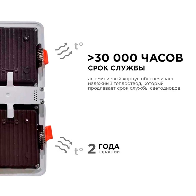 Встраиваемый светодиодный светильник Apeyron 42-024 Фото № 2