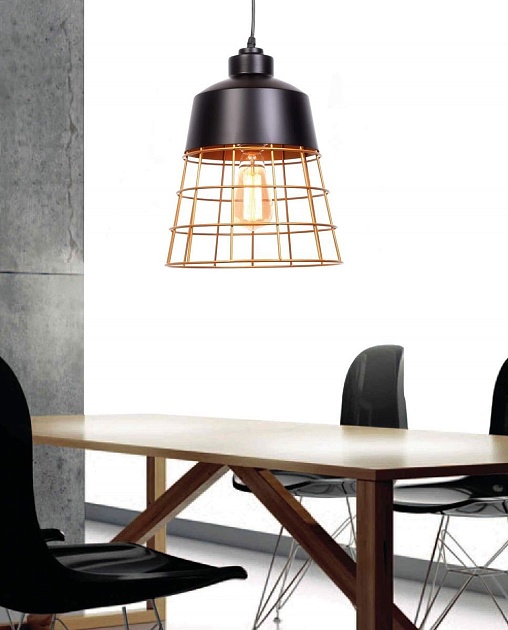 Подвесной светильник Lumina Deco Bagsy LDP 7933 BK Фото № 5