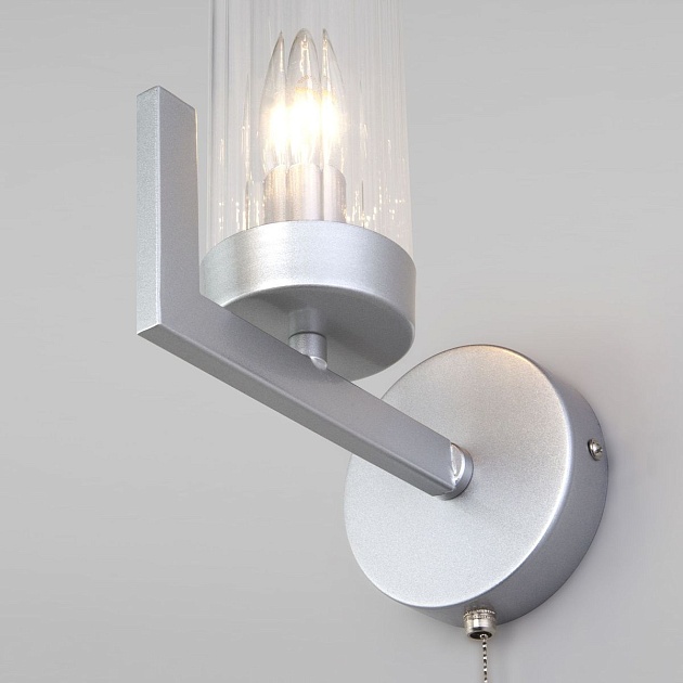 Бра Eurosvet Arganie 60133/1 серебро Фото № 4