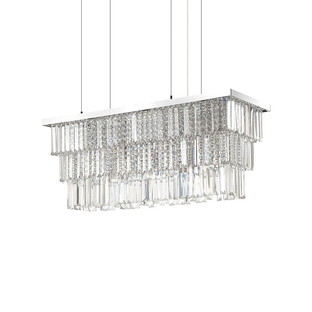 Подвесная люстра Ideal Lux Martinez SP6 Cromo 166322 изображение Подвесная люстра Ideal Lux Martinez SP6 Cromo 166322 Фото №