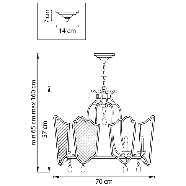 Подвесная люстра Lightstar Castello 744077 Фото № 3