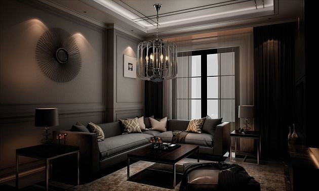 Подвесная люстра iLamp Mono P2481-6 CR изображение 3 Подвесная люстра iLamp Mono P2481-6 CR Фото № 3