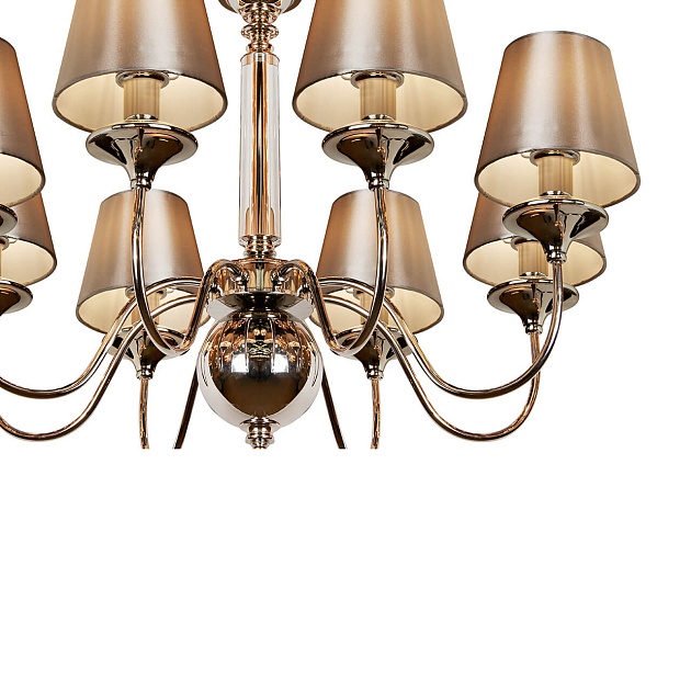 Подвесная люстра iLamp Rolling P2406-8 Nickel изображение 2 Подвесная люстра iLamp Rolling P2406-8 Nickel Фото № 2