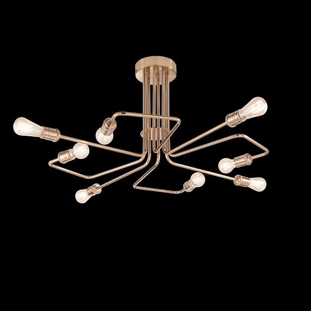 Потолочная люстра Ideal Lux Triumph Pl8 Ottone Antico 160313 Фото № 2