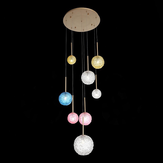 Подвесная люстра ST Luce Arcobalino SL1152.253.08 изображение 6 Подвесная люстра ST Luce Arcobalino SL1152.253.08 Фото № 6