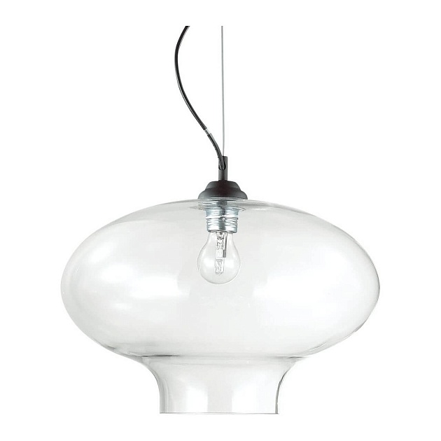 Подвесной светильник Ideal Lux Bistro SP1 Round Trasparente 120898 Фото № 